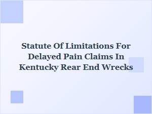 Understanding Your Legal Rights After a Rear-End Wreck in Kentucky